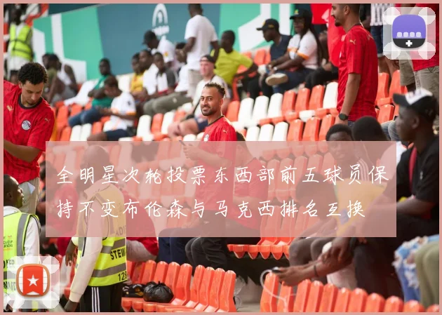 全明星次轮投票东西部前五球员保持不变布伦森与马克西排名互换